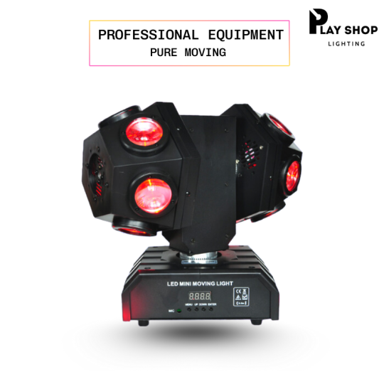 Đèn Moving 2 Đầu 12 Mắt Laser