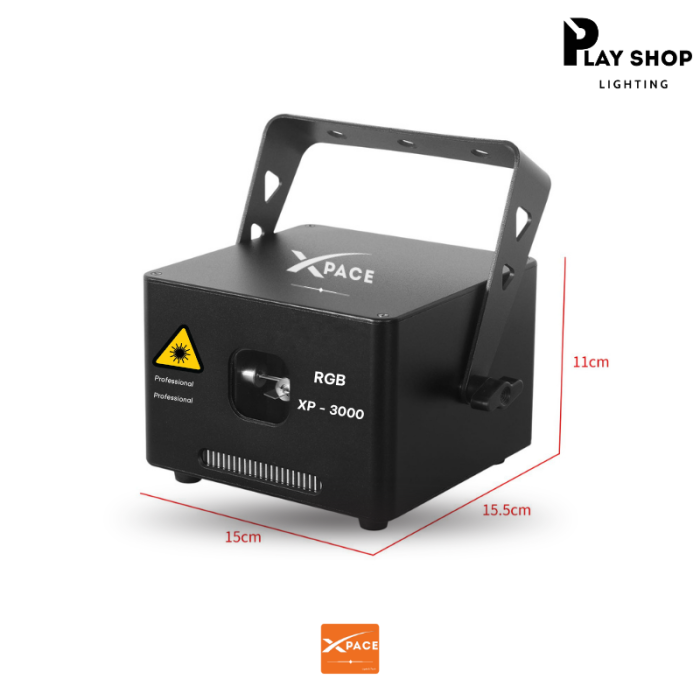 Đèn Laser 3W XP 3000 Điều Khiển APP Điện Thoại